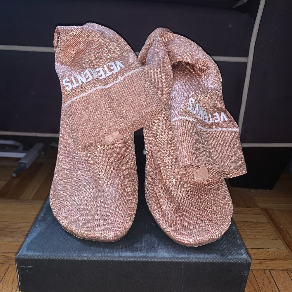 Vetements high heel sock boots